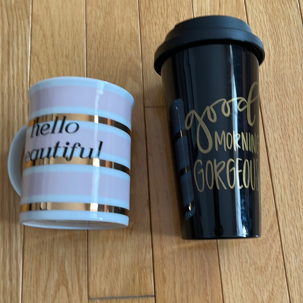 Coffee mug and travel coffee tumbler new